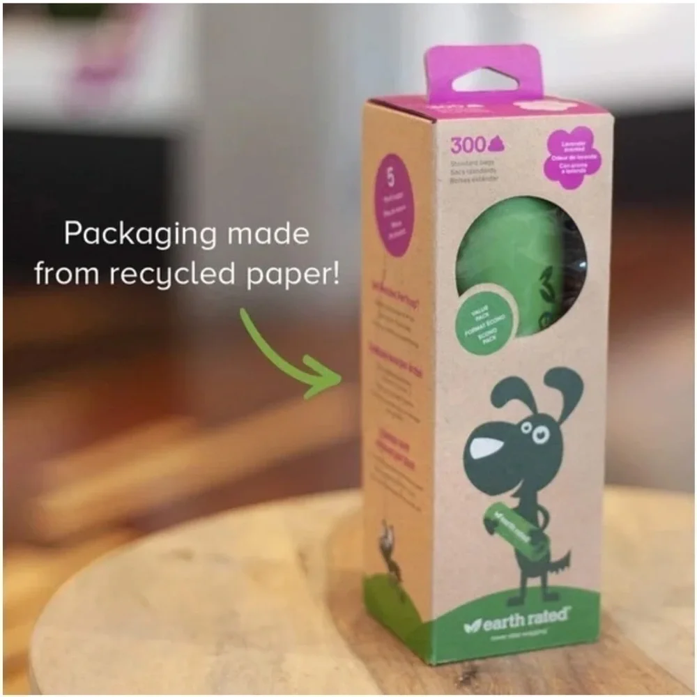 300 Earth Rated Dog Poop Bags Large NWT